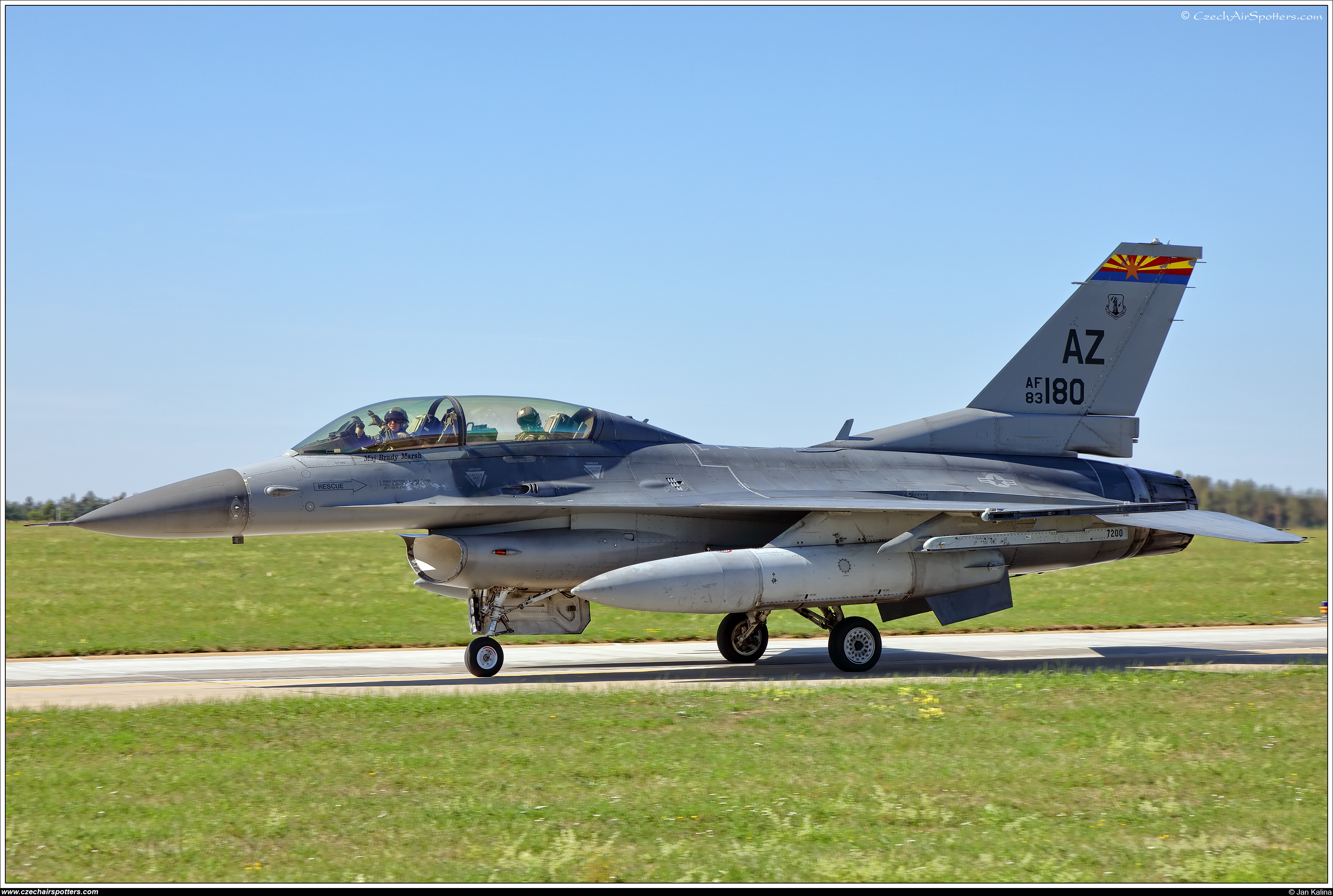 USA - Air Force – General Dynamics F-16D Fighting Falcon 83-1180