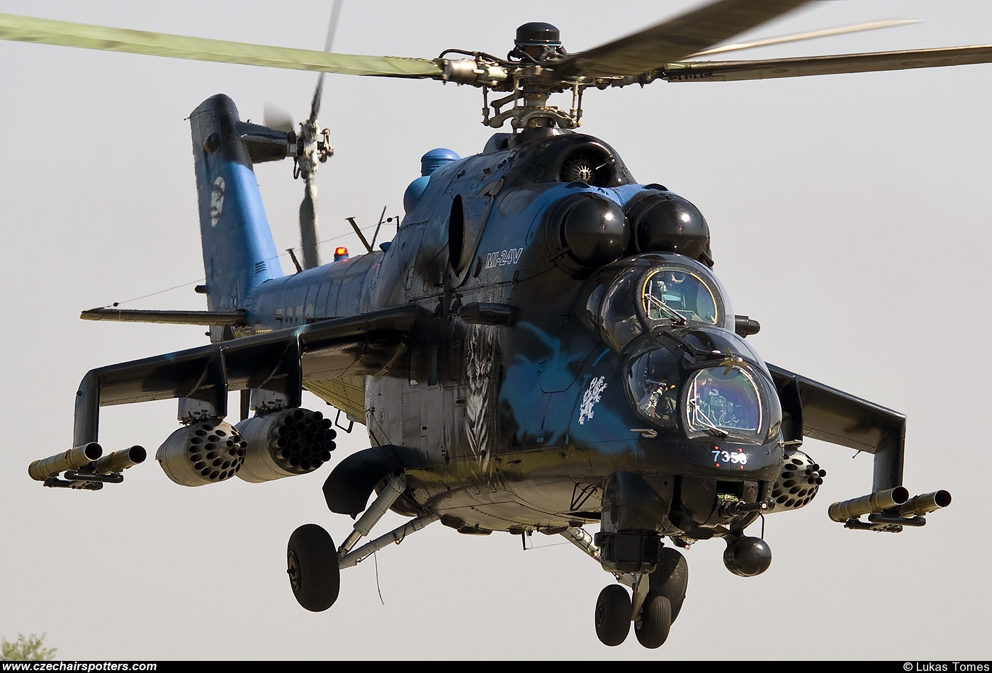 Czech - Air Force – Mil Mi-24V Hind 7353 