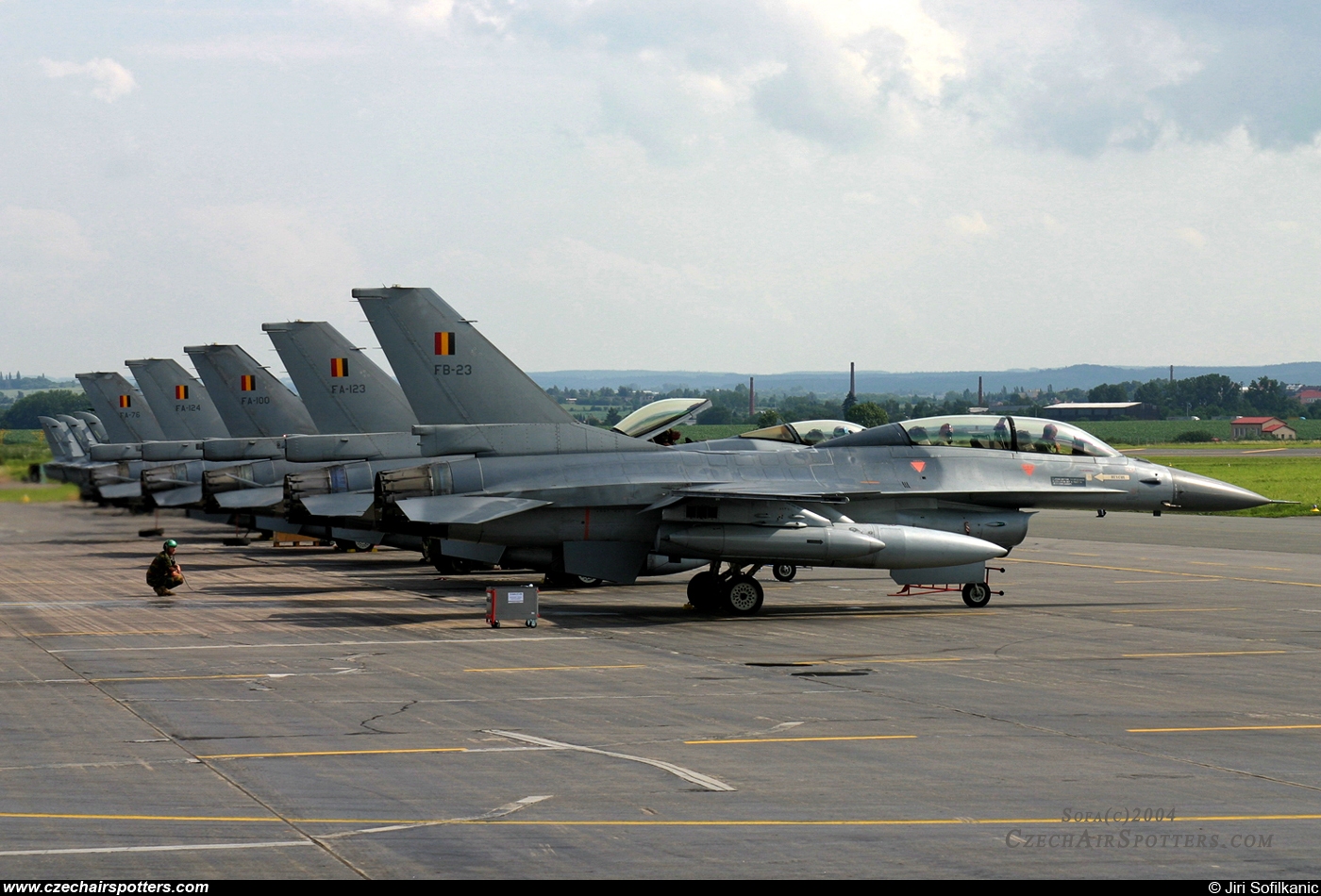 Belgium - Air Force – SABCA F-16BM Fighting Falcon FB-23