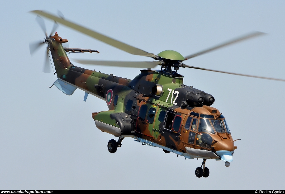 Bulgaria - Air Force – Aerospatiale AS-532AL Cougar 712