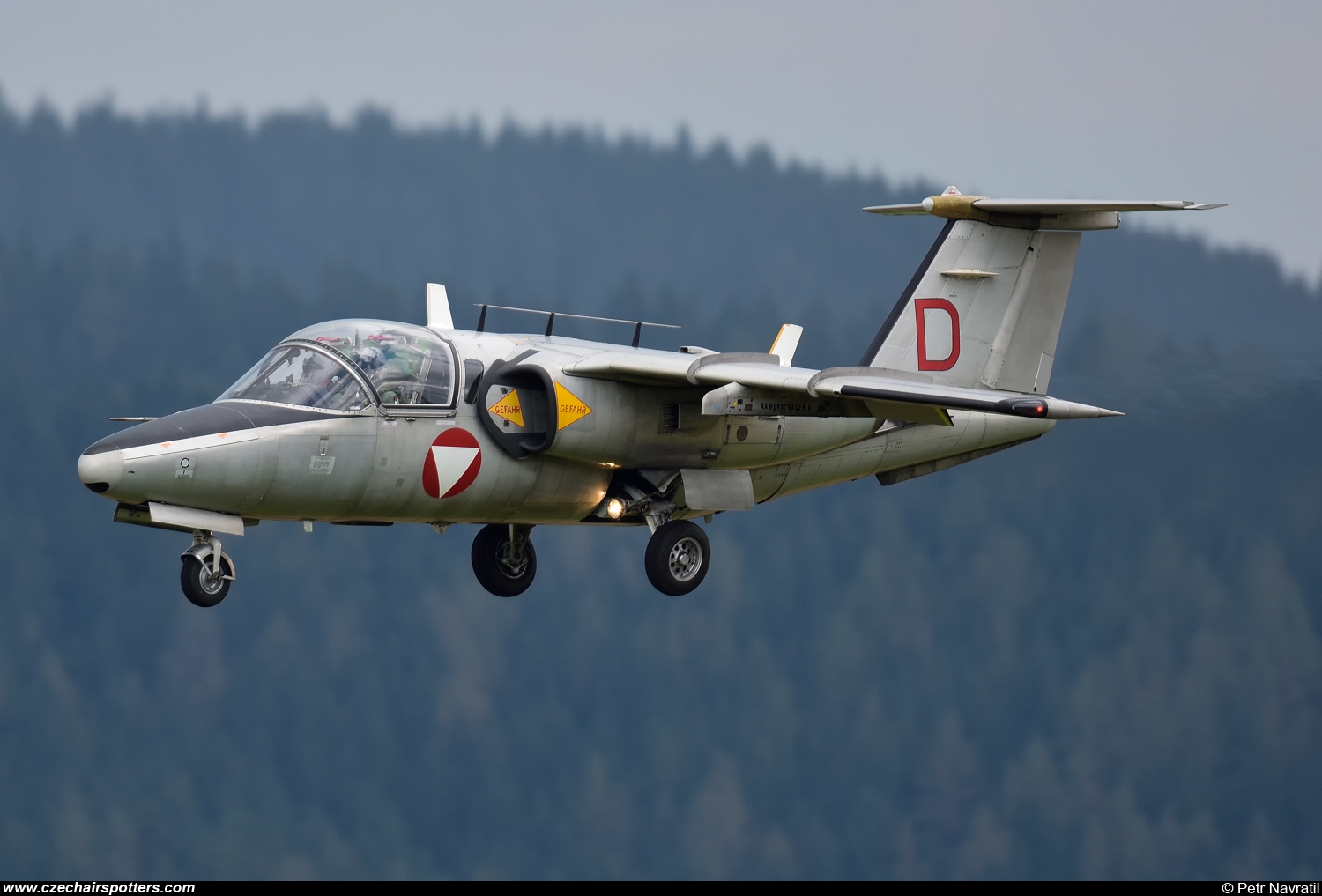Austria - Air Force – Saab Saab 105OE 1124/D