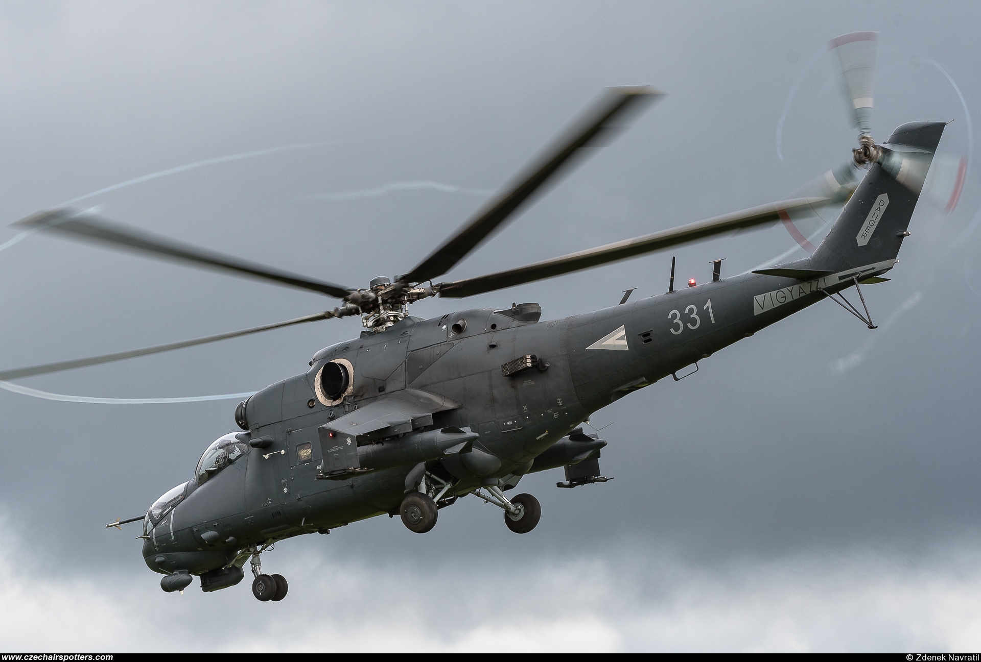 Hungary - Air Force – Mil Mi-24P Hind 331