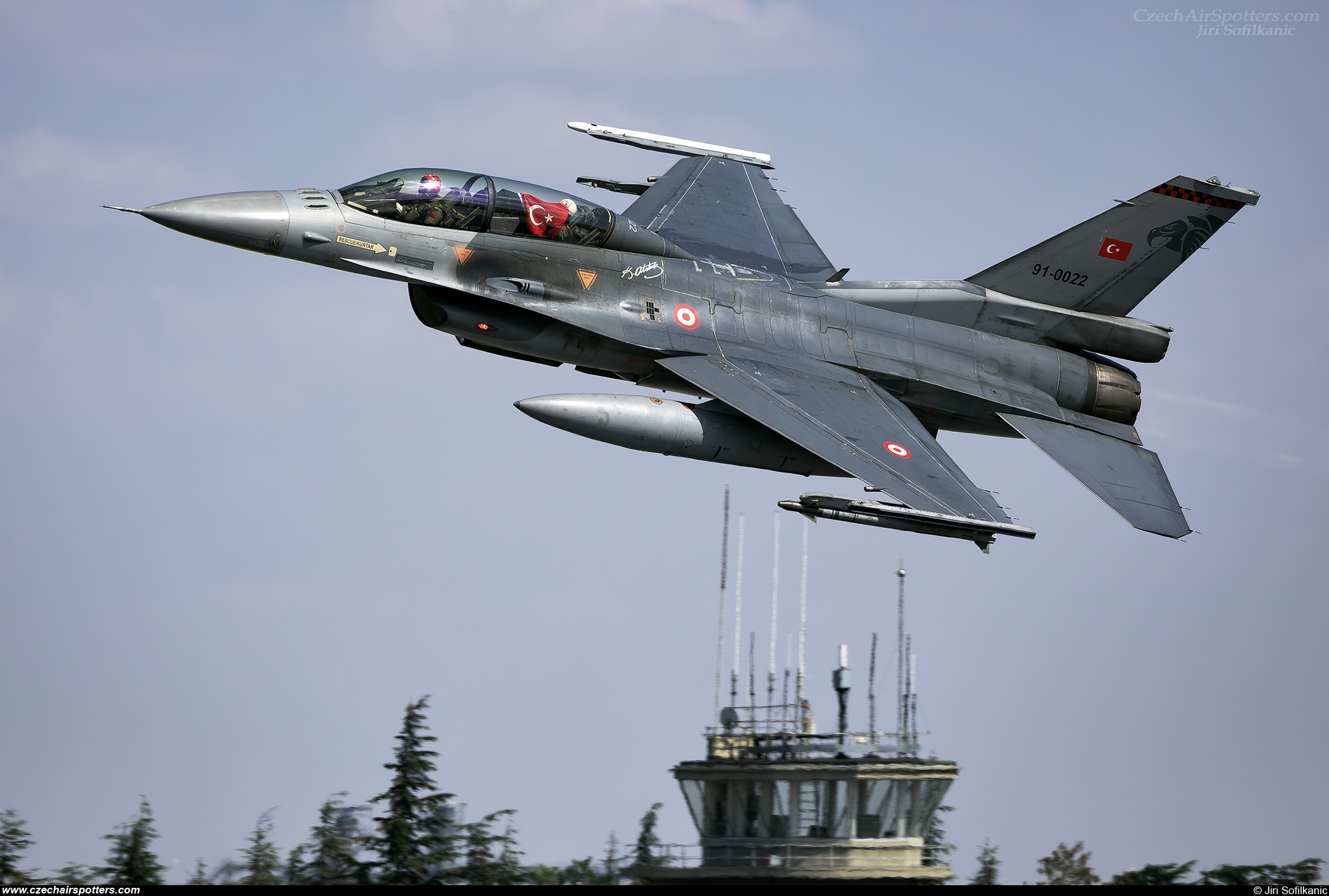 Turkey - Air Force – TUSAS F-16DG Night Falcon 91-0022