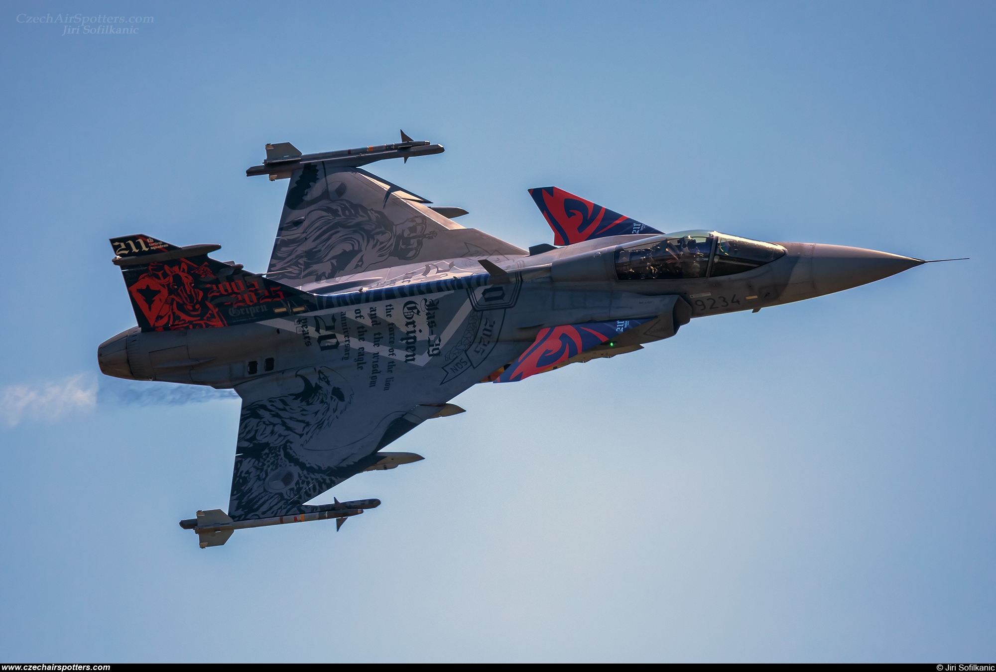 Czech - Air Force – Saab JAS39C Gripen 9234