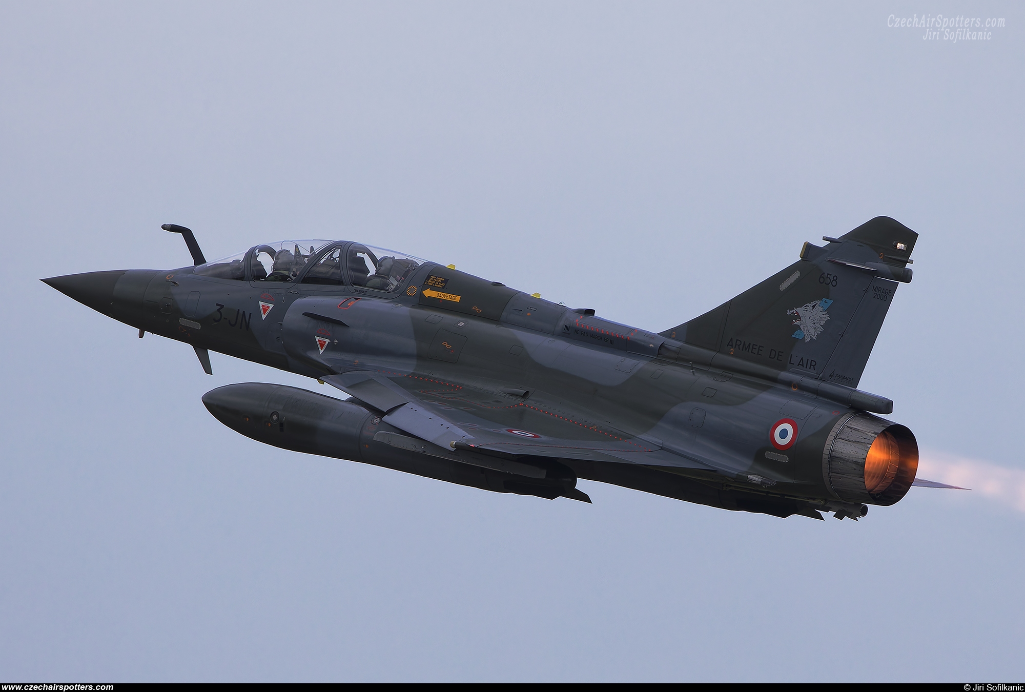 France - Air Force &ndash; Dassault Mirage 2000D 658 / 3-JN