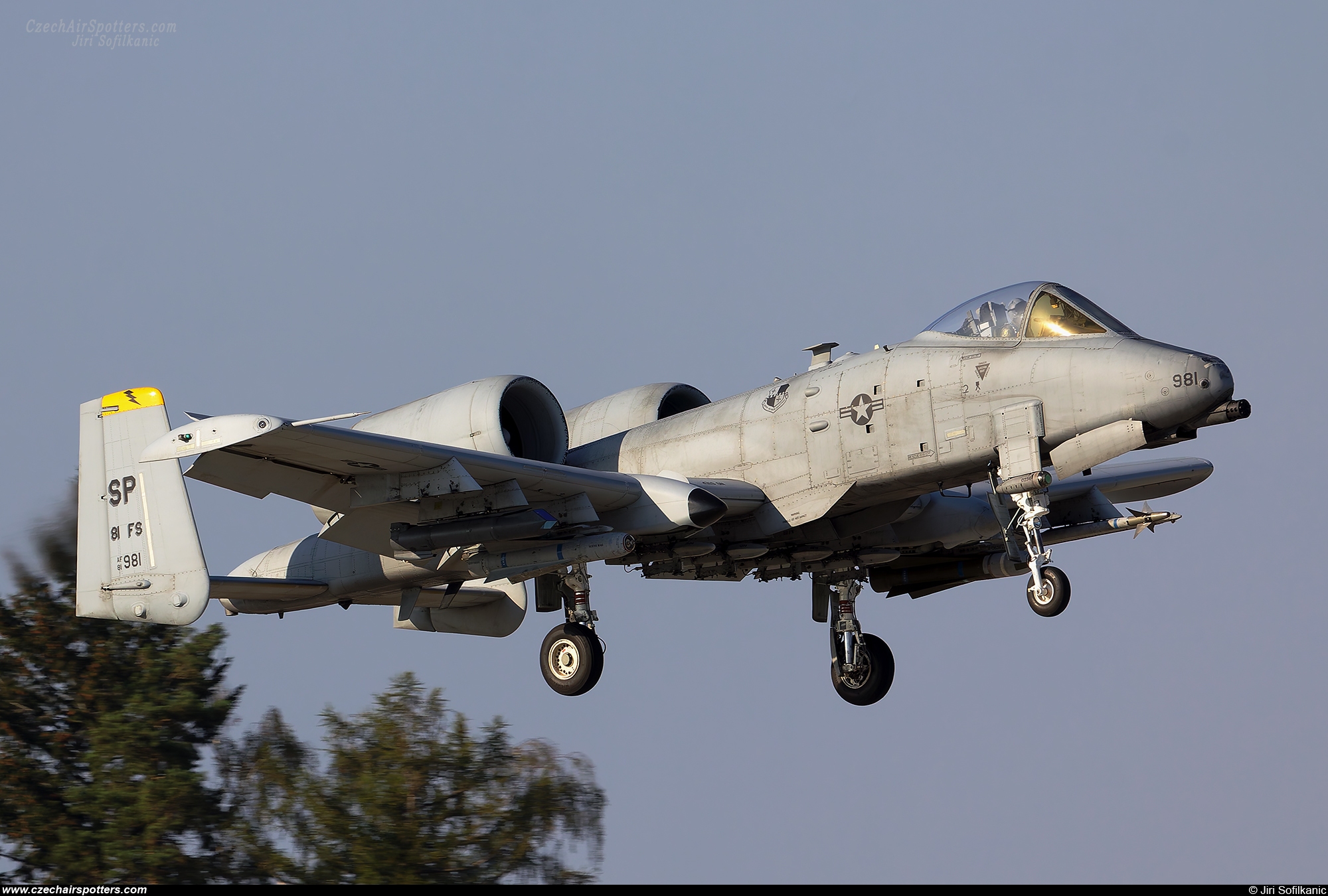 USA - Air Force &ndash; Fairchild A-10C Thunderbolt II 81-0981 / SP
