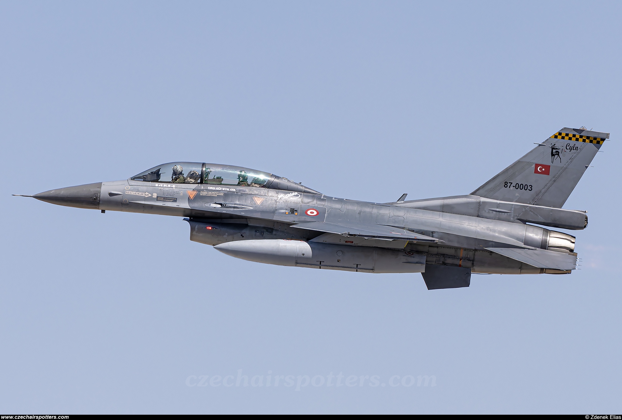 Turkey - Air Force &ndash; Lockheed Martin F-16D Fighting Falcon 87-0003