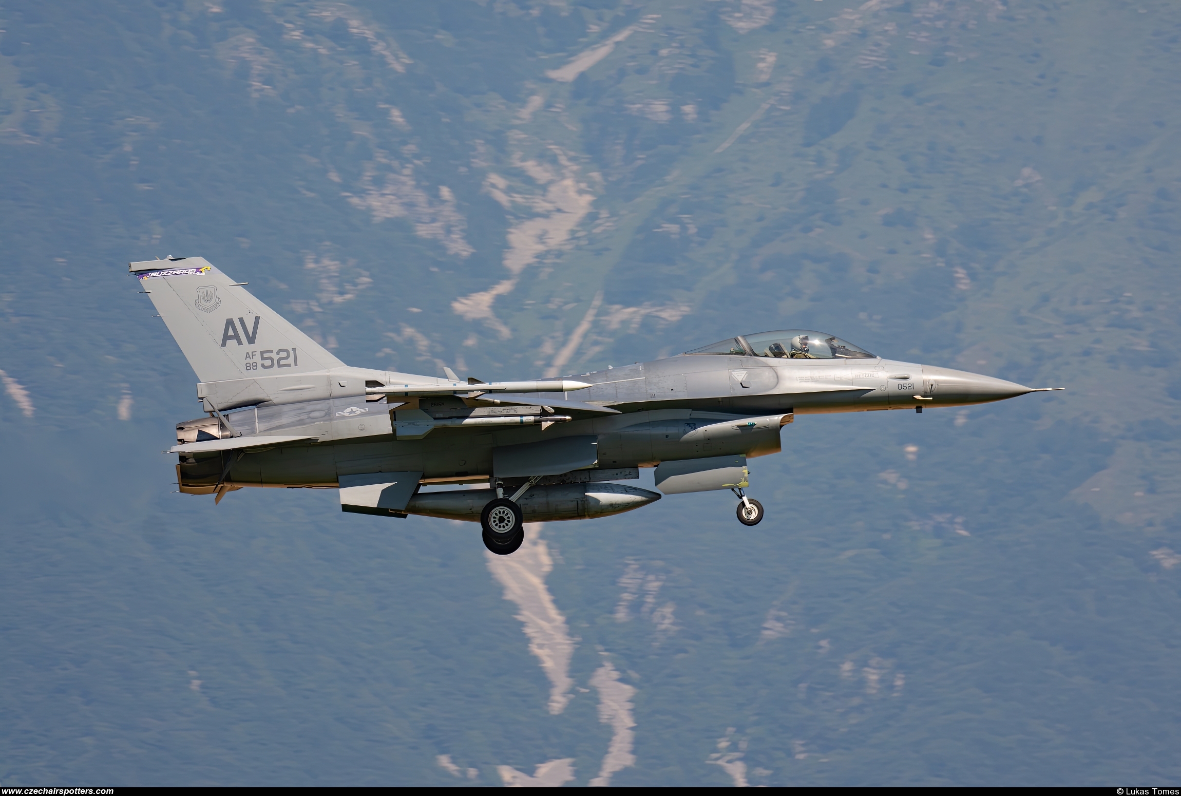 USA - Air Force &ndash; General Dynamics F-16C Fighting Falcon 88-0521